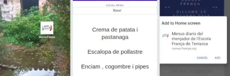 Menus Frampa - Consultor de Menús Escolars