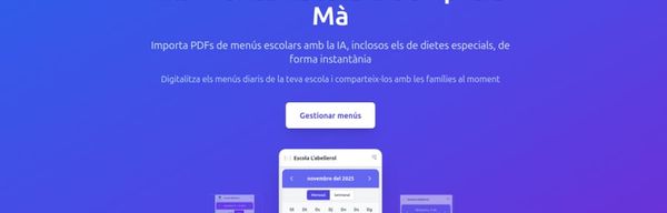 menuescolar.es - Gestor de Menús Escolars (2025)